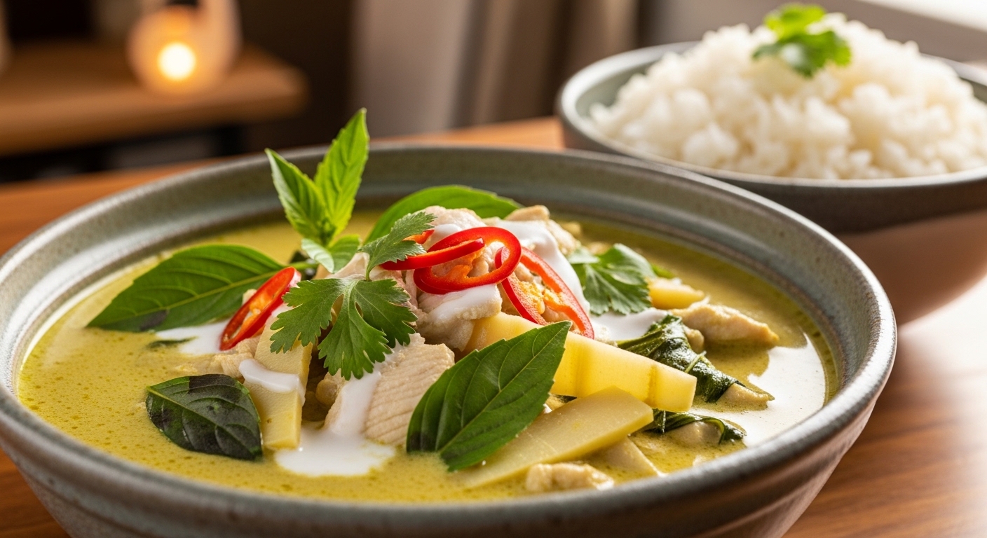 Authentic Thai Green Curry from Scratch